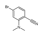 4-bromo-2-(dimethylamino)benzonitrile Structure