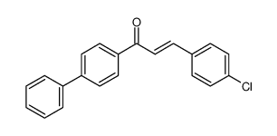 4-Chloro-4'-phenylchalcone结构式