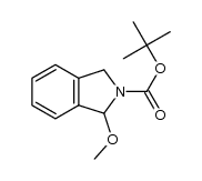 tert-butyl (+/-)-1-methoxy-1,3-dihydro-2H-isoindole-2-carboxylate Structure