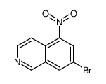 7-溴-5-硝基异喹啉结构式