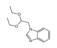 1-(2,2-diethoxyethyl)benzimidazole结构式