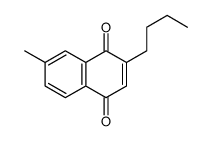 2-butyl-7-methylnaphthalene-1,4-dione Structure