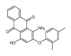 1-amino-2-(2,4-dimethylphenoxy)-4-hydroxyanthracene-9,10-dione Structure