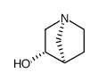 (-)-azabicyclo<2.2.1>heptan-3-ol Structure