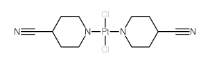 dichloroplatinum; 6H-pyridine-4-carbonitrile; 3,4,5,6-tetrahydro-2H-pyridine-4-carbonitrile结构式