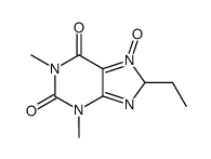8-ethyl-1,3-dimethyl-7-oxy-3,8-dihydro-purine-2,6-dione结构式