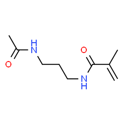 2-Propenamide,N-[3-(acetylamino)propyl]-2-methyl- structure