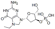 7-ethyl-2'-deoxyguanosine-3'-monophosphate结构式