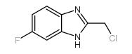 1H-BENZIMIDAZOLE, 2-(CHLOROMETHYL)-6-FLUORO- structure