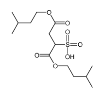 1,4-bis(3-methylbutoxy)-1,4-dioxobutane-2-sulfonic acid Structure