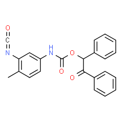 α-[(3-Isocyanato-4-methylphenyl)carbamoyloxy]deoxybenzoin结构式