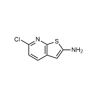 6-氯噻吩[2,3-b]吡啶-2-胺结构式