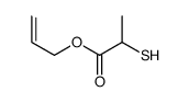 2-Mercaptopropionic acid allyl ester结构式