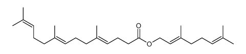 3,7-dimethylocta-2,6-dienyl 5,9,13-trimethyltetradeca-4,8,12-enoate picture