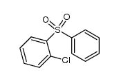 (2-Chlorophenyl) phenyl sulfone Structure
