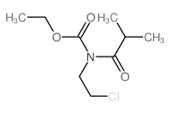 Carbamic acid,(2-chloroethyl)isobutyryl-, ethyl ester (8CI) Structure