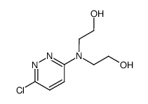 2,2'-(6-chloro-pyridazin-3-ylazanediyl)-bis-ethanol结构式