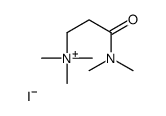 [3-(dimethylamino)-3-oxopropyl]-trimethylazanium,iodide Structure