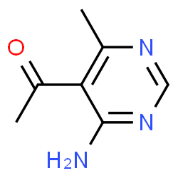 Ethanone, 1-(4-amino-6-methyl-5-pyrimidinyl)- (9CI) Structure