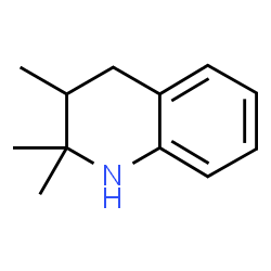 2,2,3-Trimethyl-1,2,3,4-tetrahydroquinoline结构式