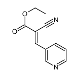 2-氰基-3-(3-吡啶基)丙烯酸乙酯结构式