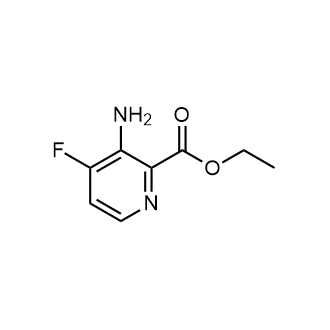 Ethyl 3-amino-4-fluoropicolinate structure