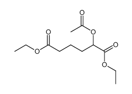 2-acetoxy-adipic acid diethyl ester结构式
