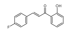3-(4-fluorophenyl)-1-(2-hydroxyphenyl)prop-2-en-1-one结构式