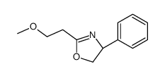 (4R)-2-(2-methoxyethyl)-4-phenyl-4,5-dihydro-1,3-oxazole Structure