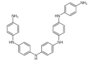 4-N-[4-[4-[4-(4-aminoanilino)anilino]anilino]phenyl]benzene-1,4-diamine Structure