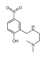 2-[[2-(dimethylamino)ethylamino]methyl]-4-nitrophenol Structure