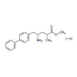 Methyl (2R,4S)-4-amino-5-(4-biphenylyl)-2-methylpentanoate hydrochloride (1:1)结构式