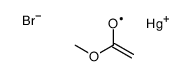 bromo-(2-methoxy-2-oxoethyl)mercury Structure