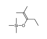 trimethyl(2-methylpent-2-en-3-yloxy)silane结构式