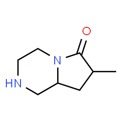 Pyrrolo[1,2-a]pyrazin-6(2H)-one, hexahydro-7-methyl- (9CI) Structure