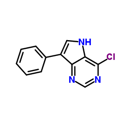 4-Chloro-7-phenyl-5H-pyrrolo[3,2-d]pyrimidine Structure