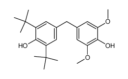 2,6-Bis-tert-butyl-2',6'-dimethoxy(4,4'-methylenebisphenol) structure
