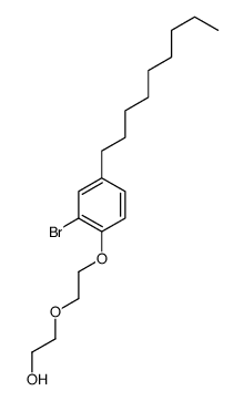 2-[2-(2-bromo-4-nonylphenoxy)ethoxy]ethanol Structure