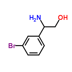 (S)-2-氨基-2-(3-溴苯基)乙醇结构式
