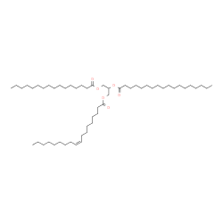 1-Palmitoyl-2-Stearoyl-3-Oleoyl-rac-glycerol structure