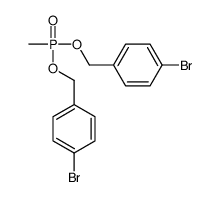 1-bromo-4-[[(4-bromophenyl)methoxy-methylphosphoryl]oxymethyl]benzene结构式