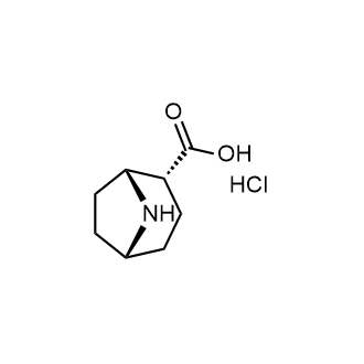 (1R,2R,5R)-8-氮杂双环[3.2.1]辛烷-2-羧酸盐酸盐结构式
