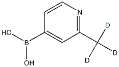 (2-(methyl-d3)pyridin-4-yl)boronic acid结构式