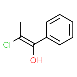 Benzenemethanol, alpha-(1-chloroethylidene)-, (alphaZ)- (9CI)结构式