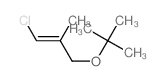 Ether, tert-butyl3-chloro-2-methylallyl, (E)- (8CI) Structure