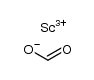 scandium formiate Structure