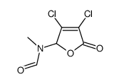 Formamide,N-(3,4-dichloro-2,5-dihydro-5-oxo-2-furanyl)-N-methyl- structure