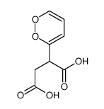 2-(1,2-dioxin-3-yl)butanedioic acid结构式