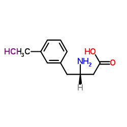(s)-3-amino-4-(3-methylphenyl)butanoic acid hydrochloride structure