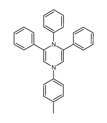 1,2,6-triphenyl-4-(p-tolyl)-1,4-dihydropyrazine Structure